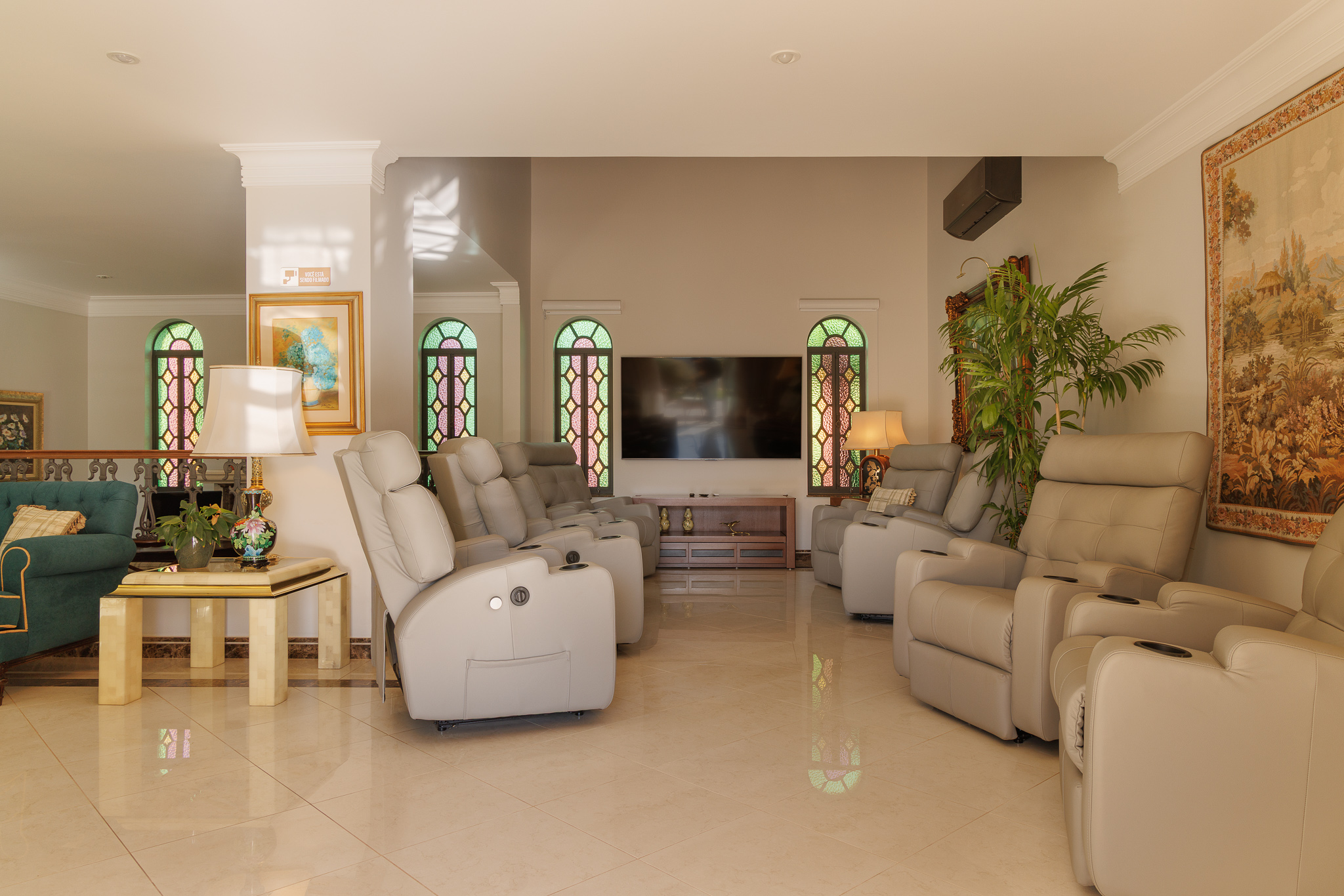 Sala de estar da Casa Santa Maria