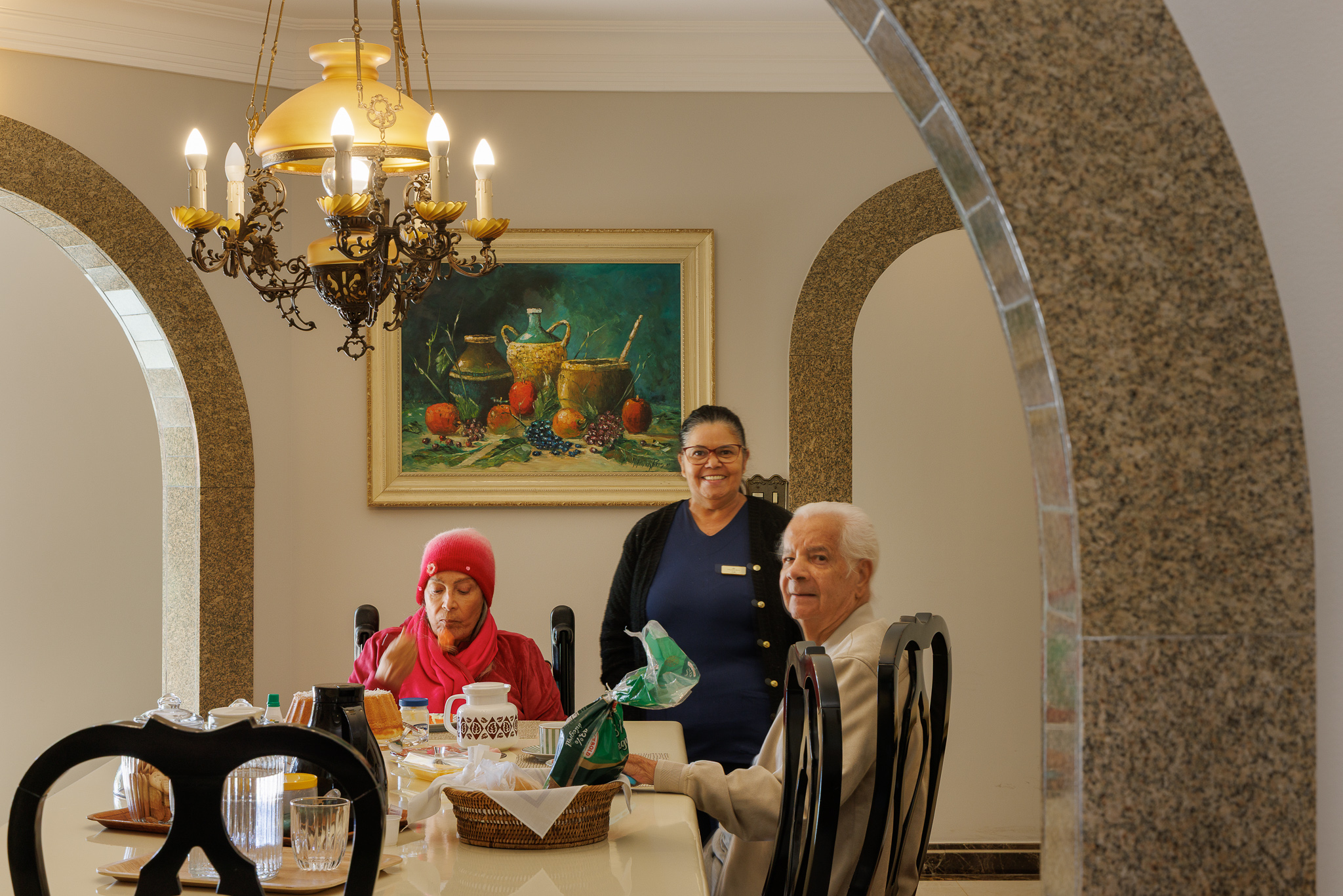Sala de jantar da Casa Santa Maria